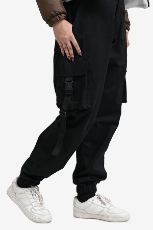 Winteez Black Stylish Cargo Pant