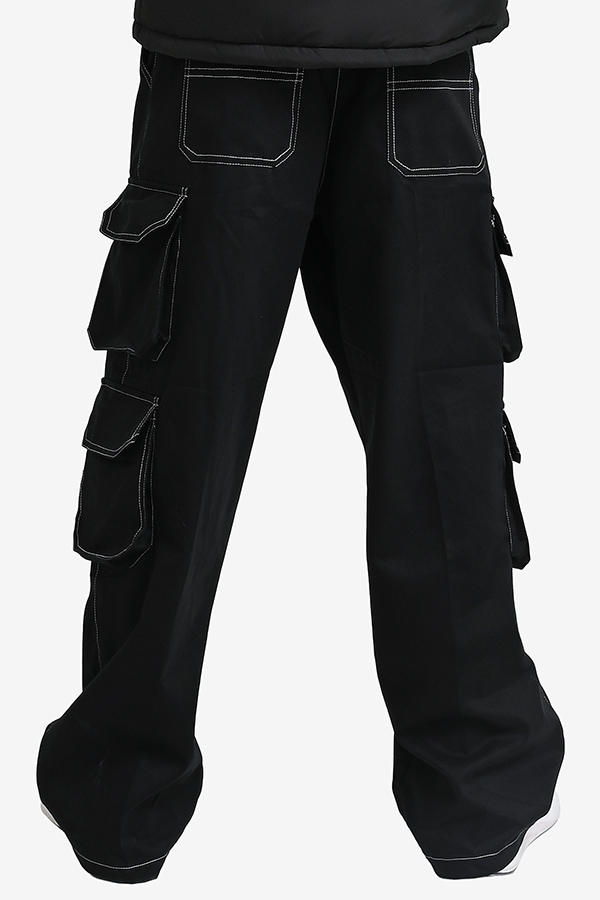 Winteez Black Jeans Style Cargo Pants - Image 2