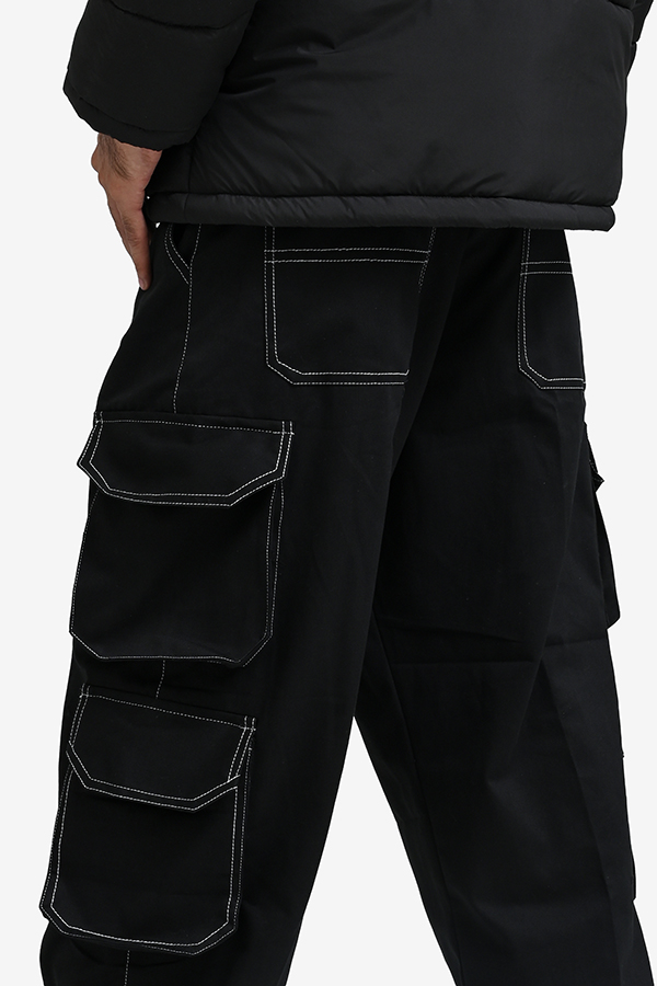 Winteez Black Jeans Style Cargo Pants - Image 3