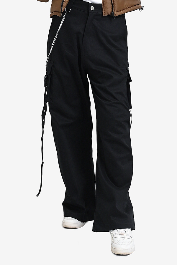 Winteez Premium Black Cargo Pants - Image 3