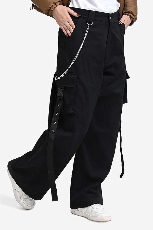 Winteez Premium Black Cargo Pants
