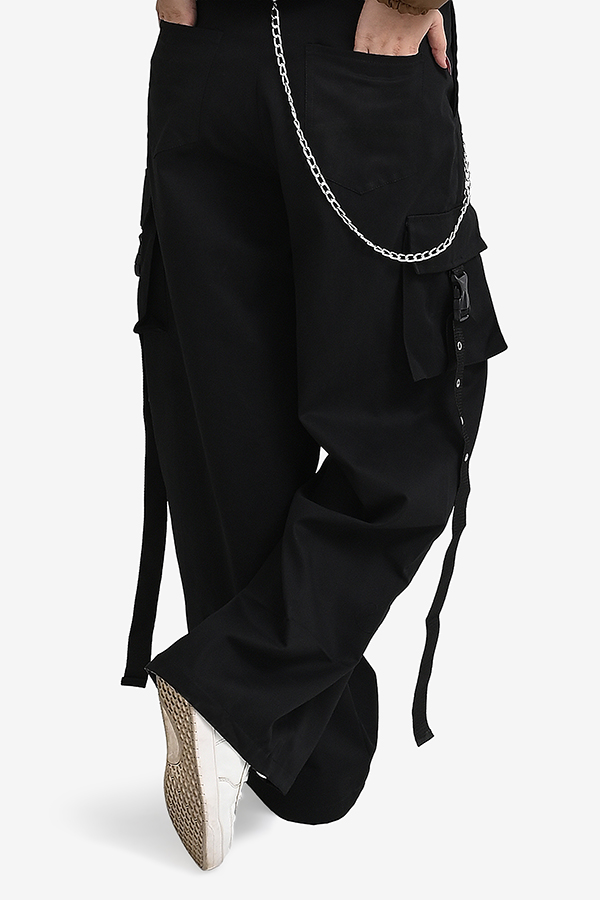 Winteez Premium Black Cargo Pants - Image 4