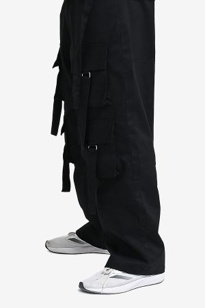 Winteez Tactical Techwear Multi-Pocket Cargo Pants Black