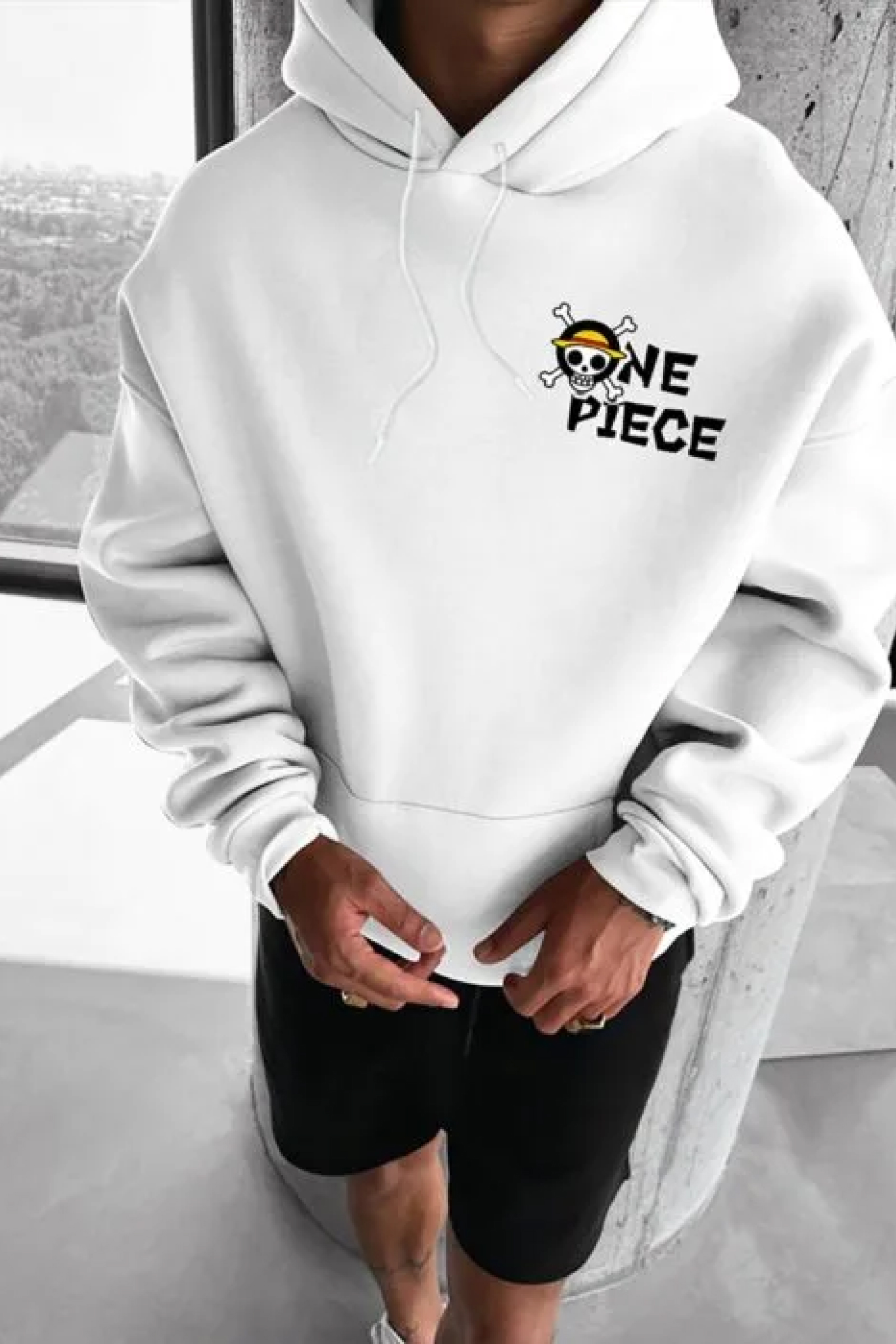 Winteez Anime Graphic Oversized Hoodie - Image 2